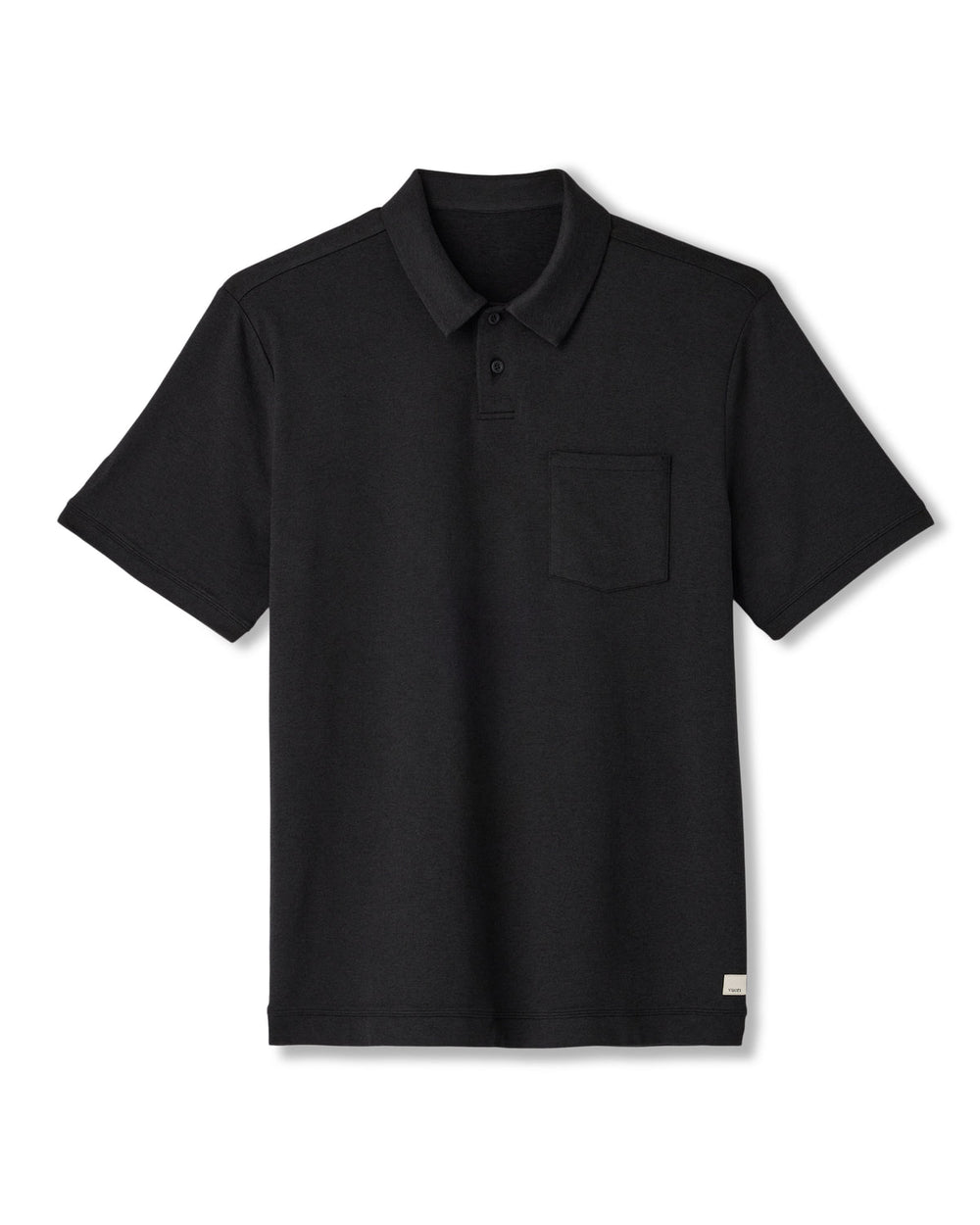 Vuori Short Sleeve Ponto Performance Polo Black Heather