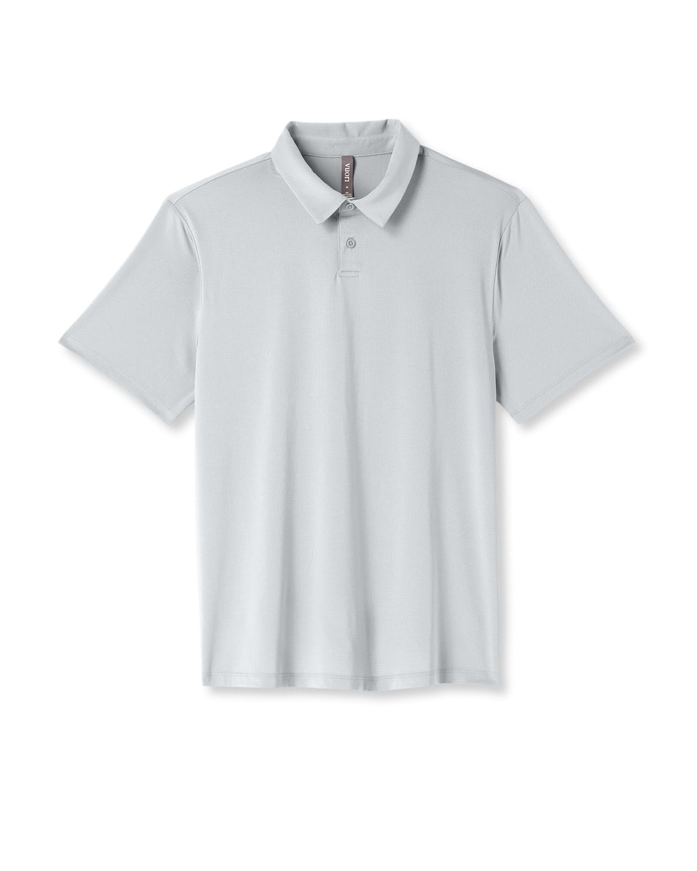 Vuori Short Sleeve Viewpoint Polo 2.0 Men's Sky Grey Shirt