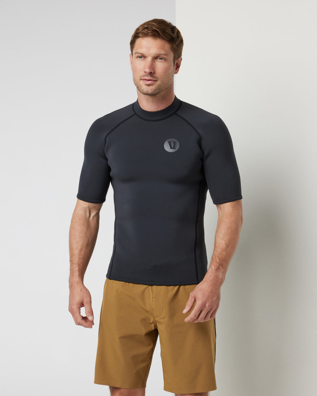 Vuori Short Sleeve Yulex Wetsuit Top Washed Black