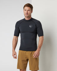 Vuori Short Sleeve Yulex Wetsuit Top Washed Black