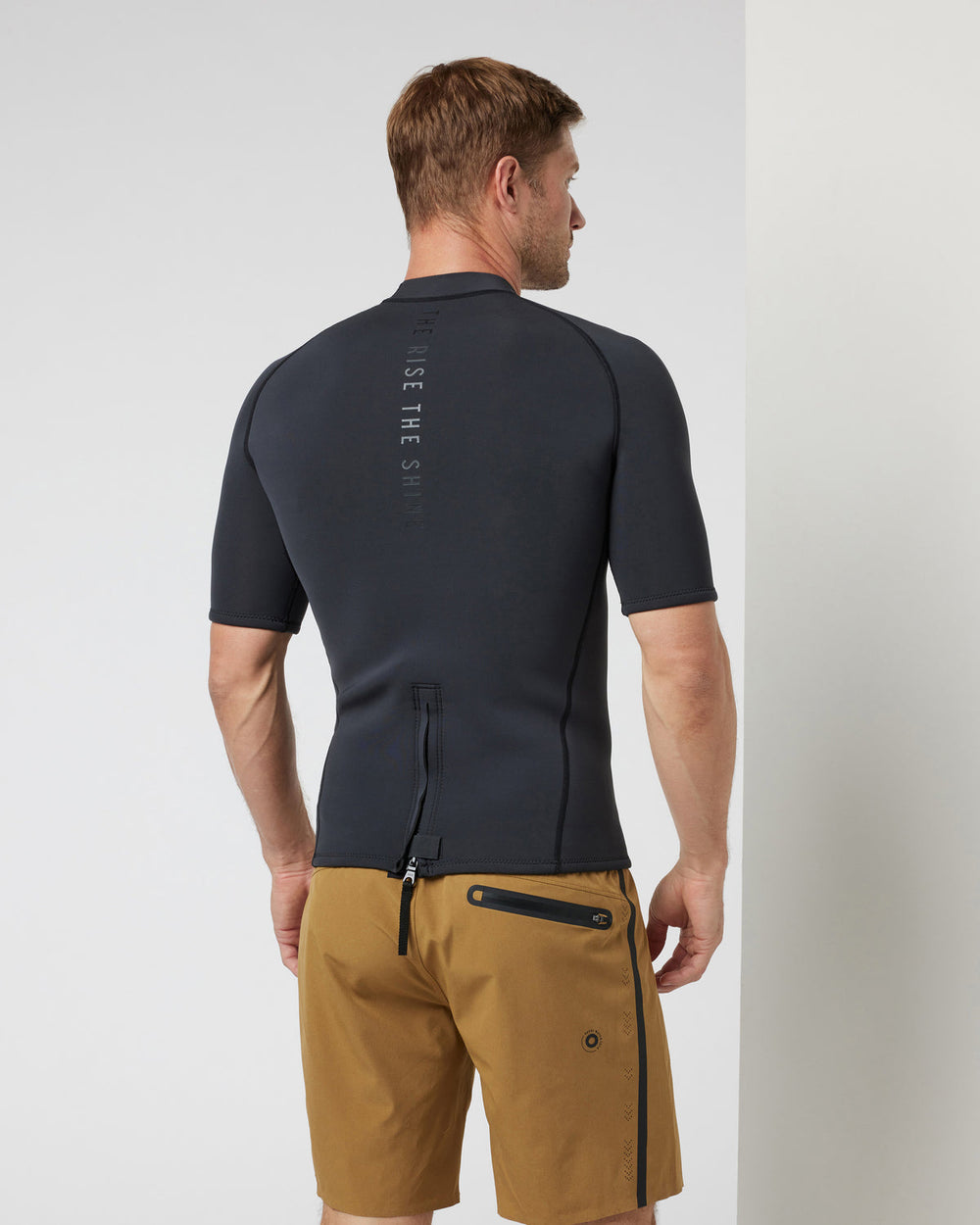 Vuori Short Sleeve Yulex Wetsuit Top Washed Black
