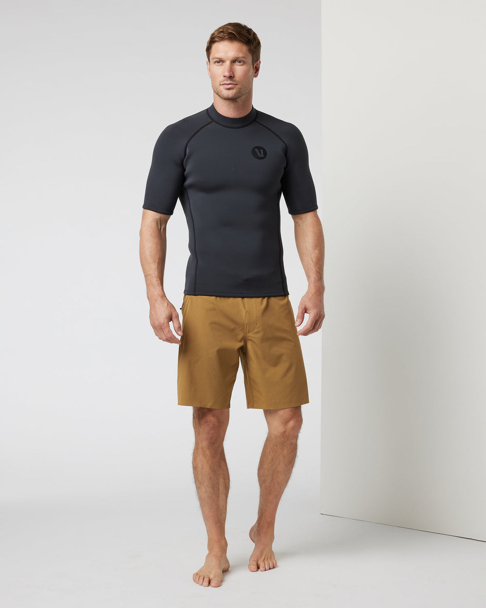 Vuori Short Sleeve Yulex Wetsuit Top Washed Black
