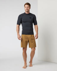 Vuori Short Sleeve Yulex Wetsuit Top Washed Black