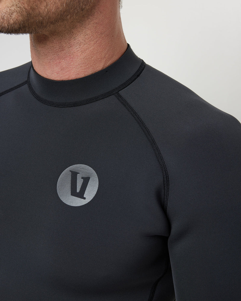 Vuori Short Sleeve Yulex Wetsuit Top Washed Black