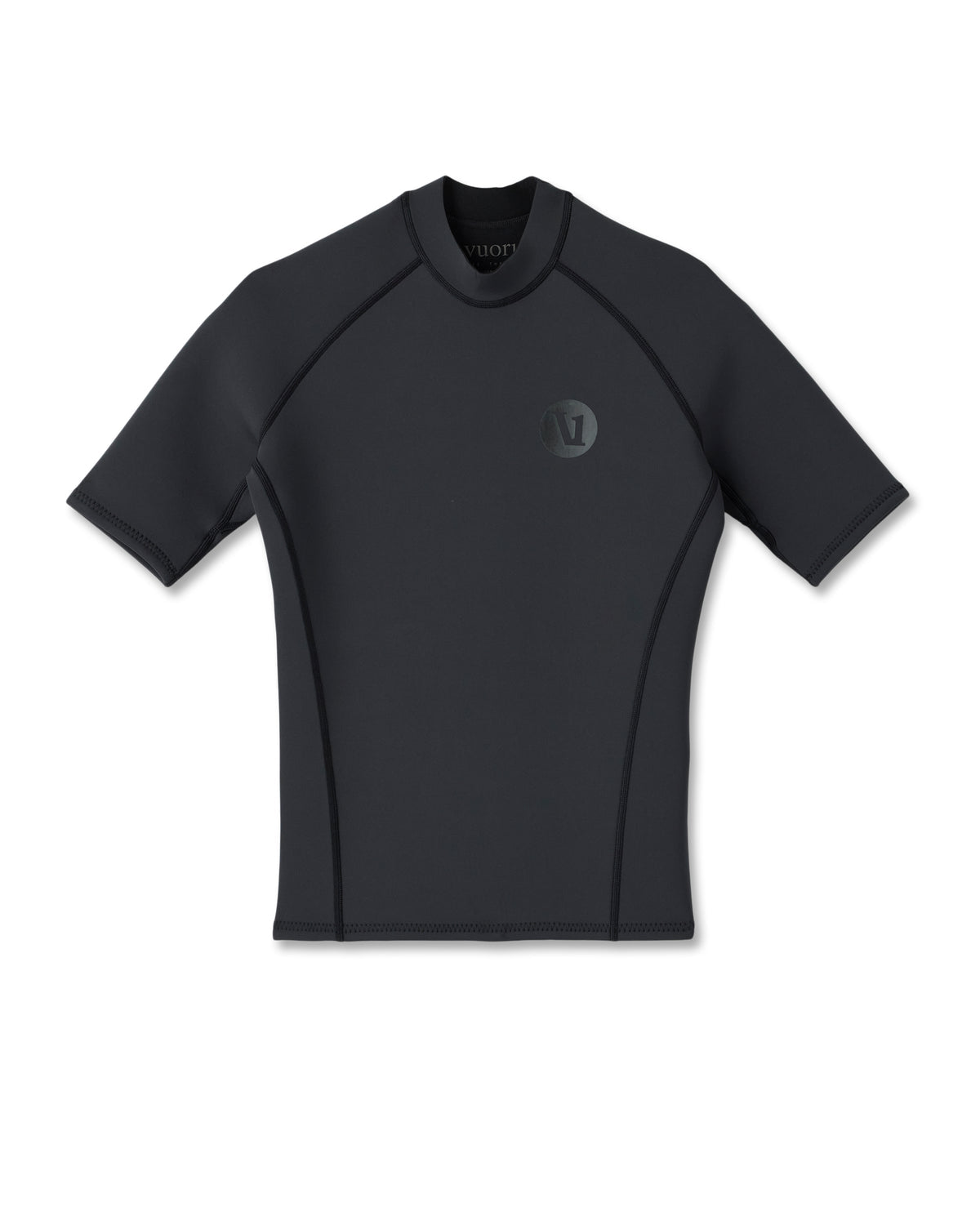 Vuori Short Sleeve Yulex Wetsuit Top Washed Black