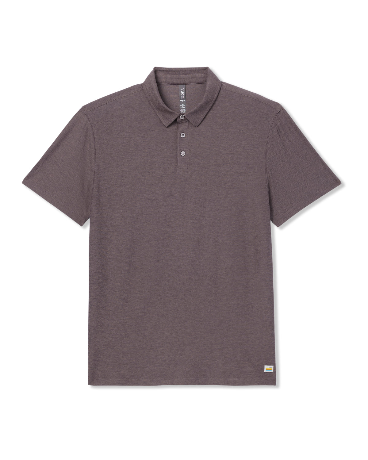 Vuori Strato Tech Polo Men's Huckleberry Heather Polo Shirt