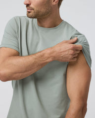 Vuori Tuvalu Tee Agave Green Cotton T-Shirt
