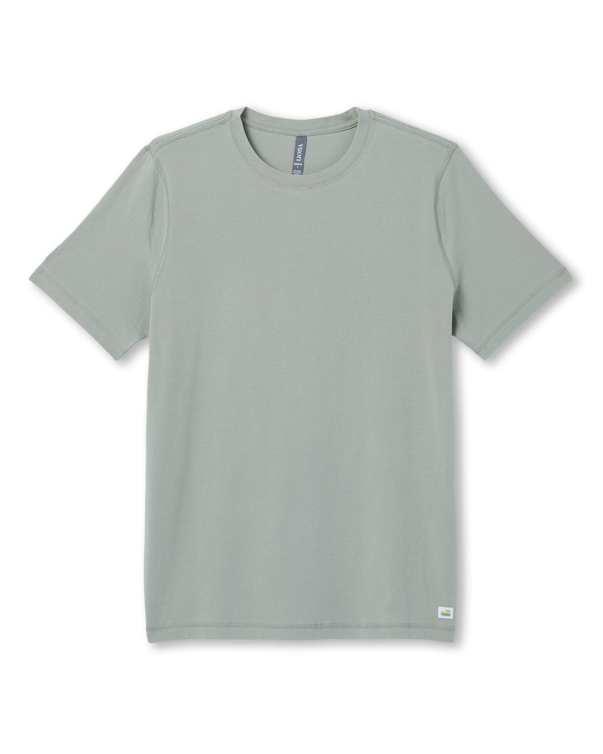 Vuori Tuvalu Tee Agave Green Cotton T-Shirt