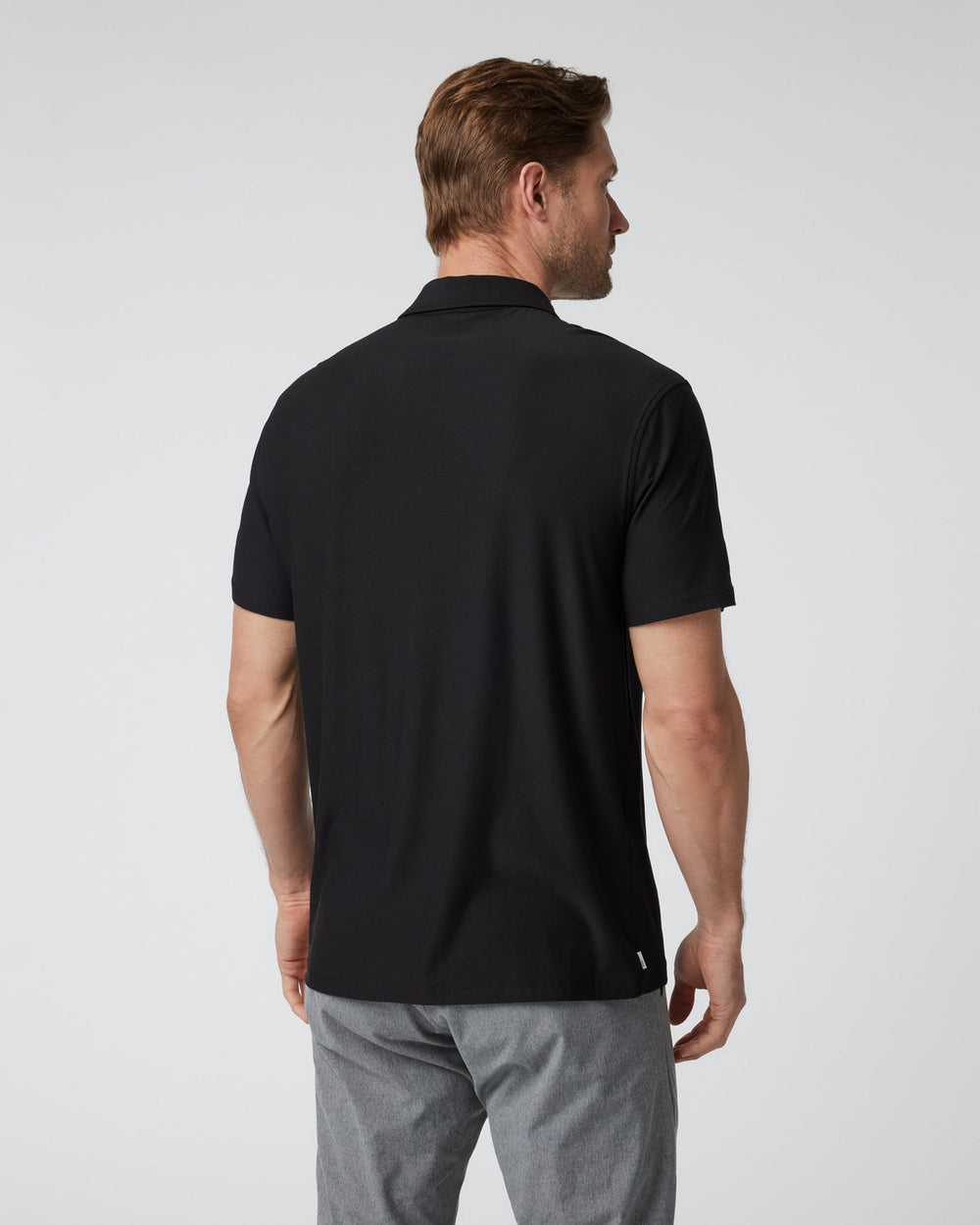 Vuori Short Sleeve Strato Button Down Men's Black Shirt