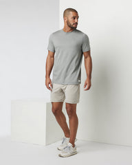 Vuori Short Sleeve Ponto Performance Tee Driftwood Heather
