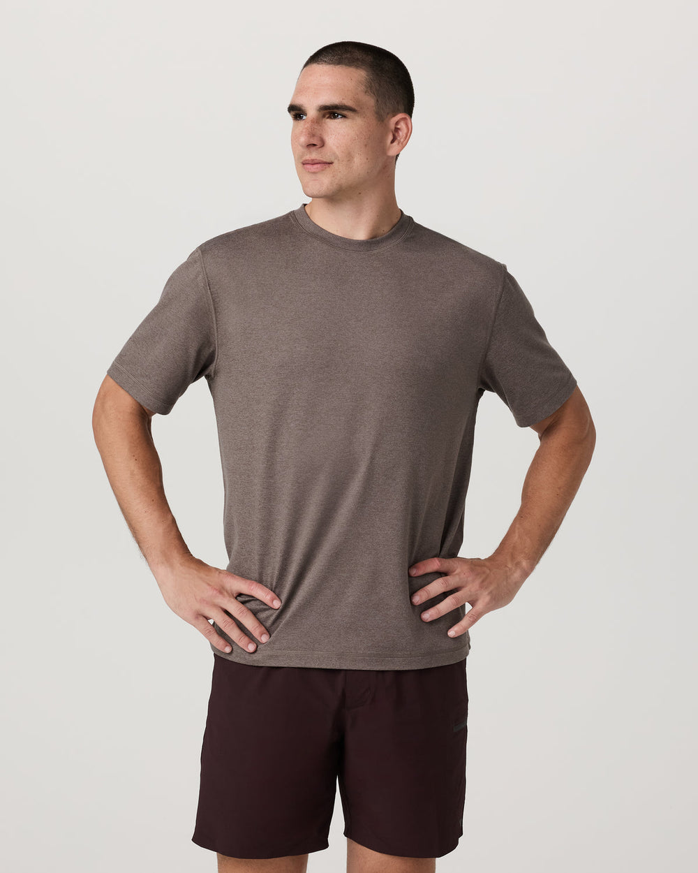 Vuori Men's Short Sleeve Ponto Tee - Relaxed Huckleberry