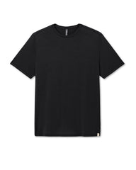 Vuori Short Sleeve Merino Wool Tee Men's Black Knit Shirt