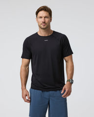Vuori Short Sleeve Precept Tech Tee Black