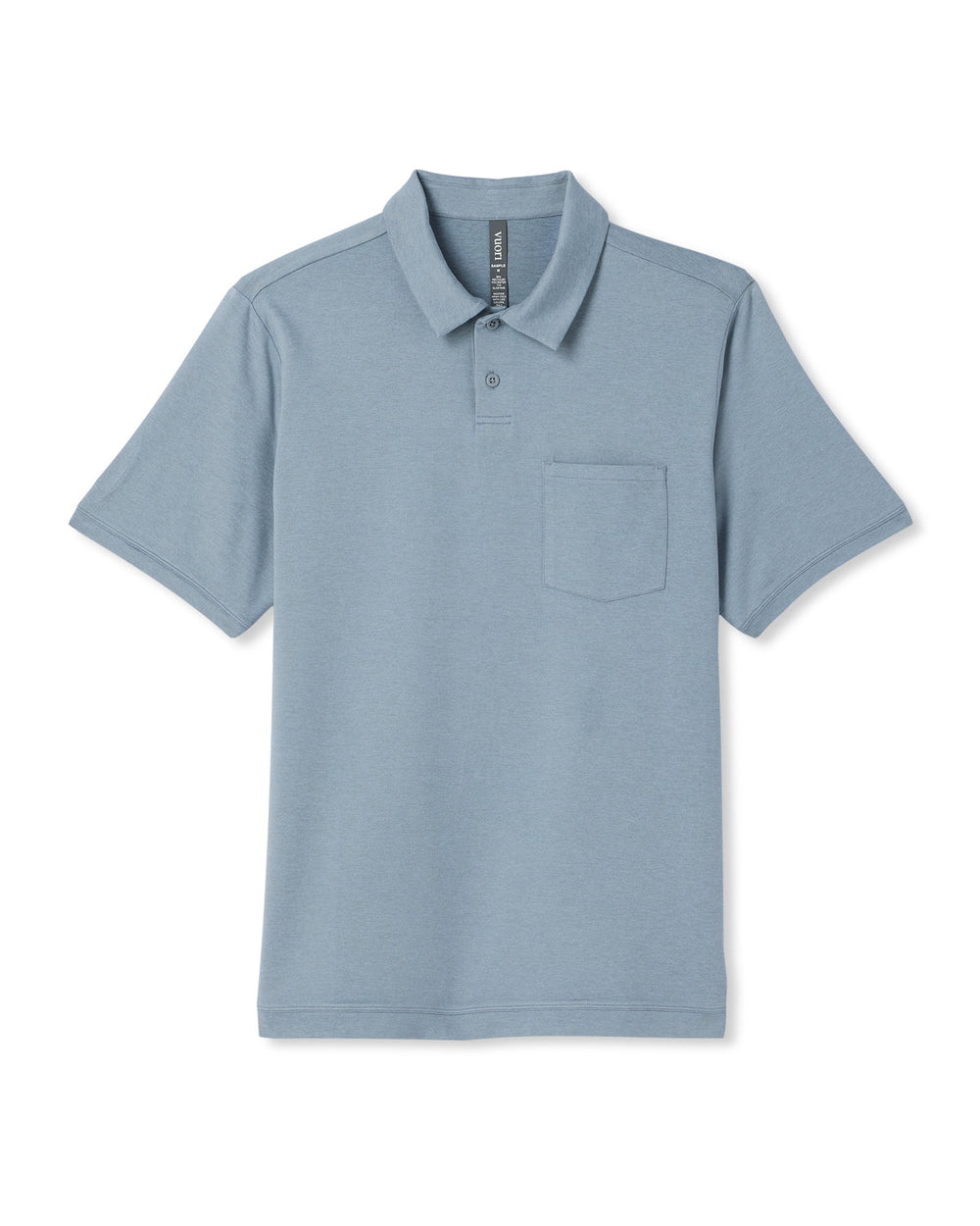 Vuori Men's Short Sleeve Ponto Performance Polo Flint Heather