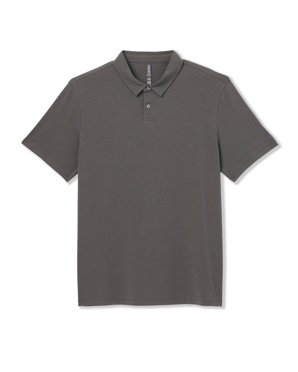 Vuori Short Sleeve Feather Polo Warm Grey