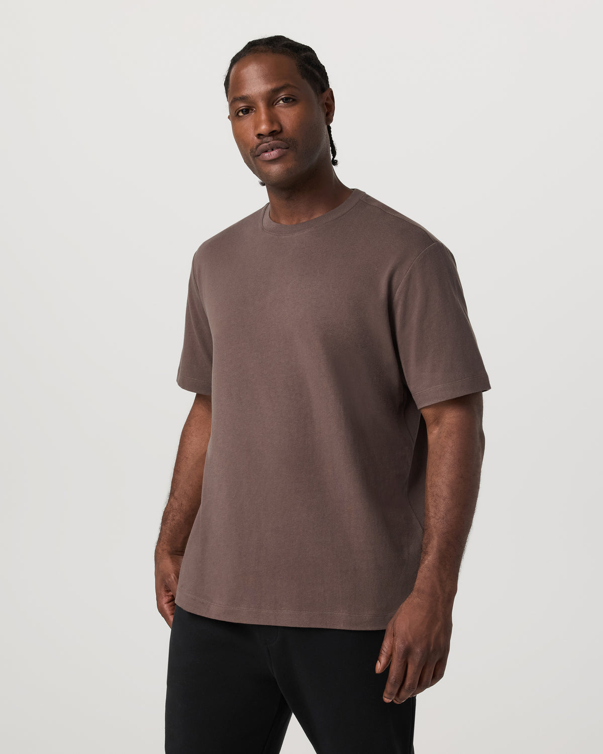 Vuori Men's Short Sleeve Heavyweight Cotton Tee Huckleberry