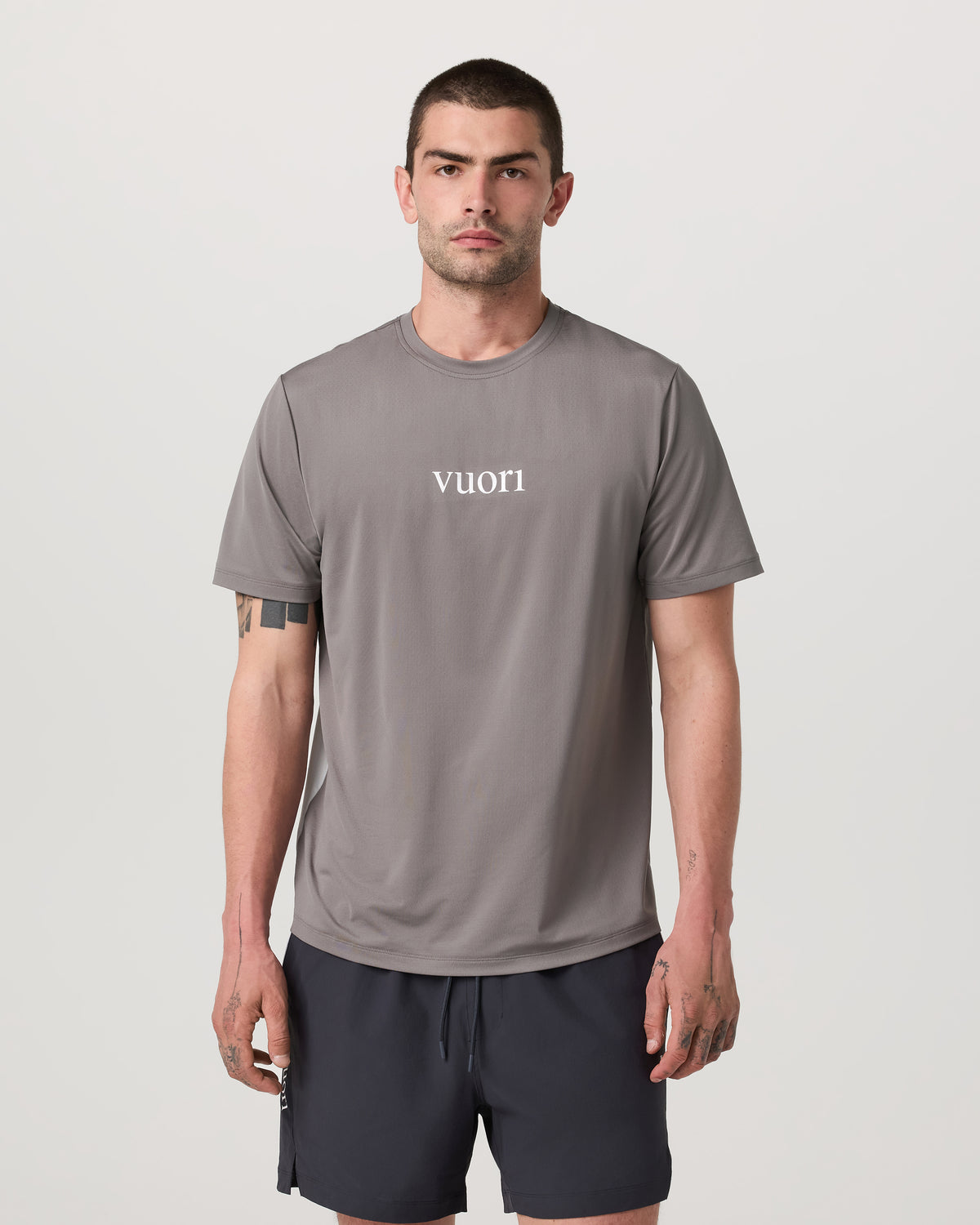 Vuori Short Sleeve Viewpoint Performance Tee 2.0 Pro Cavern