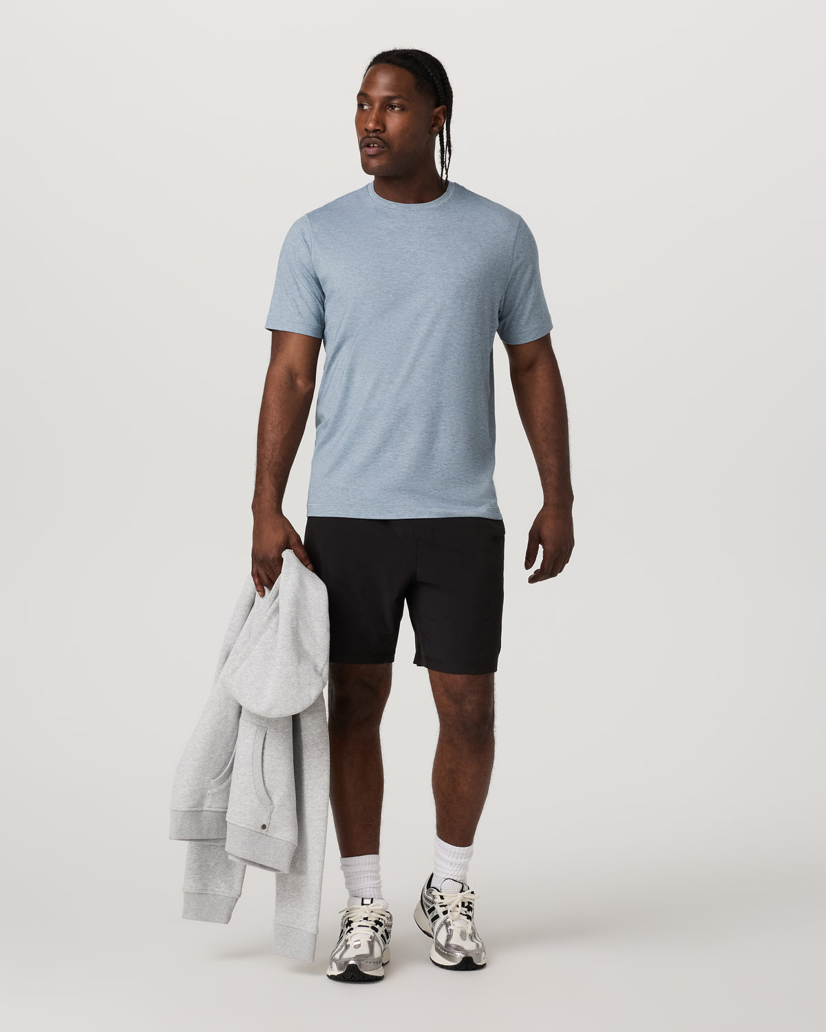 Vuori Short Sleeve Everyday Tee Men's Sea Glass Heather Tee