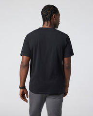 Vuori Men's Feather Pocket Tee Black Short-Sleeve Tee