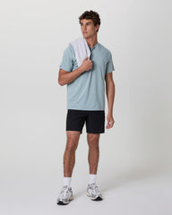 Vuori Short Sleeve Viewpoint Henley Mist