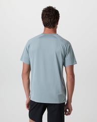 Vuori Short Sleeve Viewpoint Henley Mist