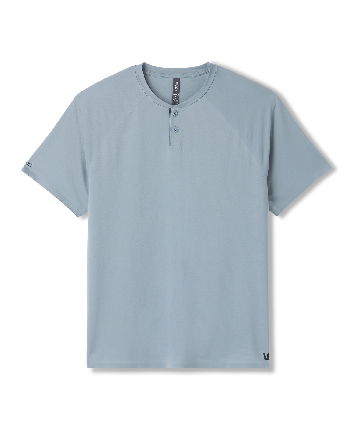 Vuori Short Sleeve Viewpoint Henley Mist