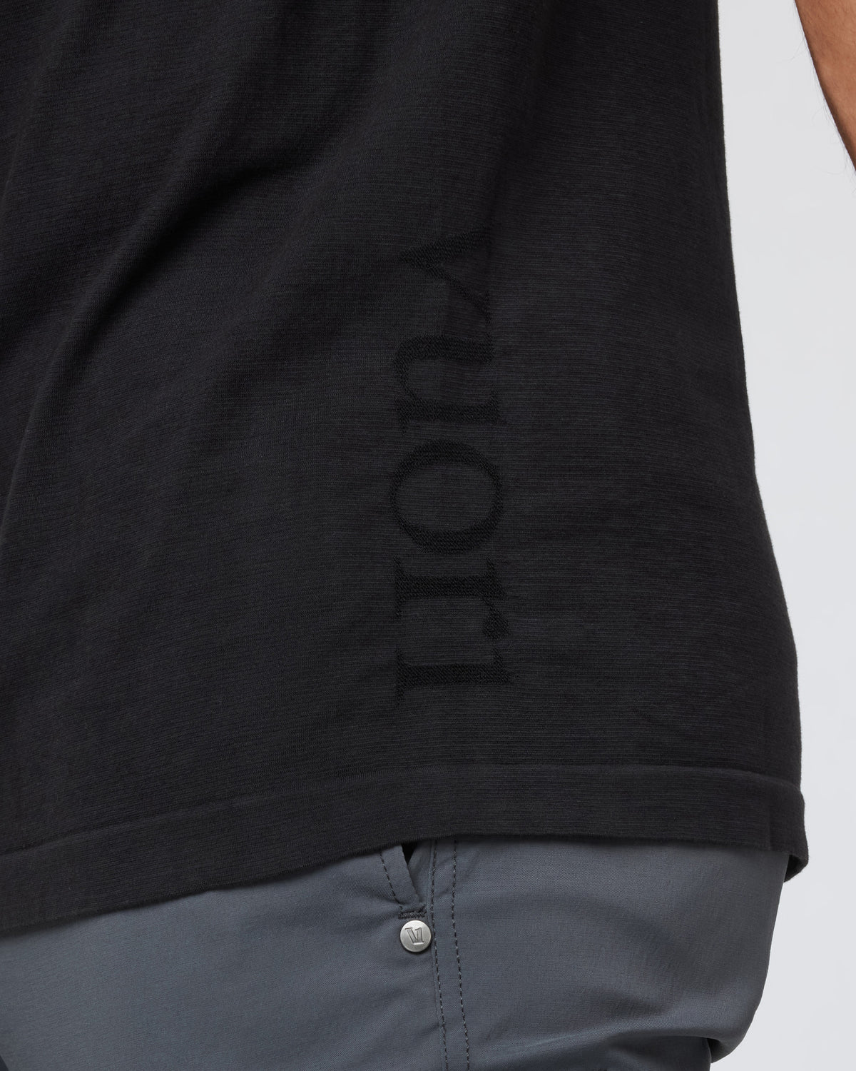 Vuori Weston Seamless Tee Men's Black Short Sleeve Tee