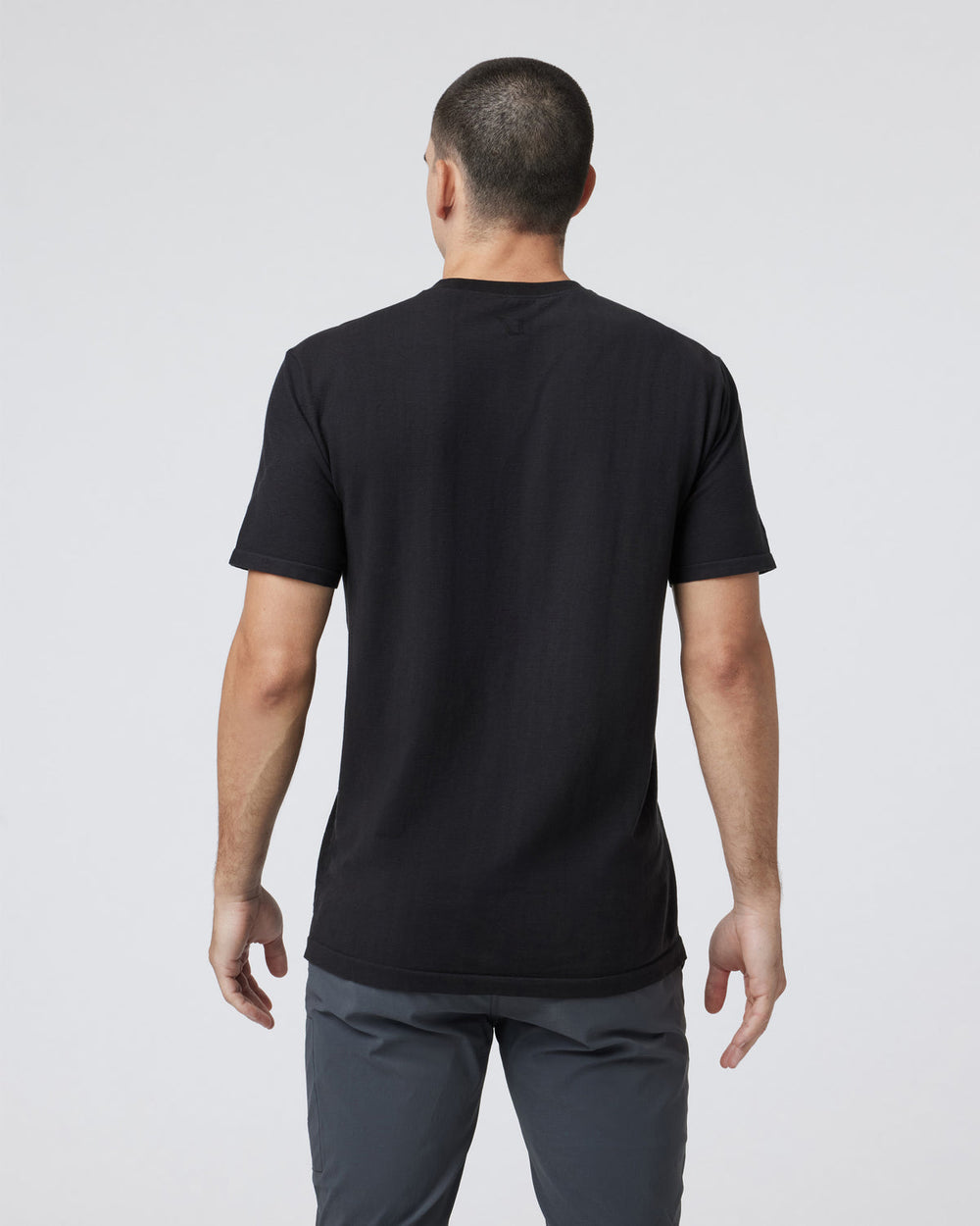 Vuori Weston Seamless Tee Men's Black Short Sleeve Tee