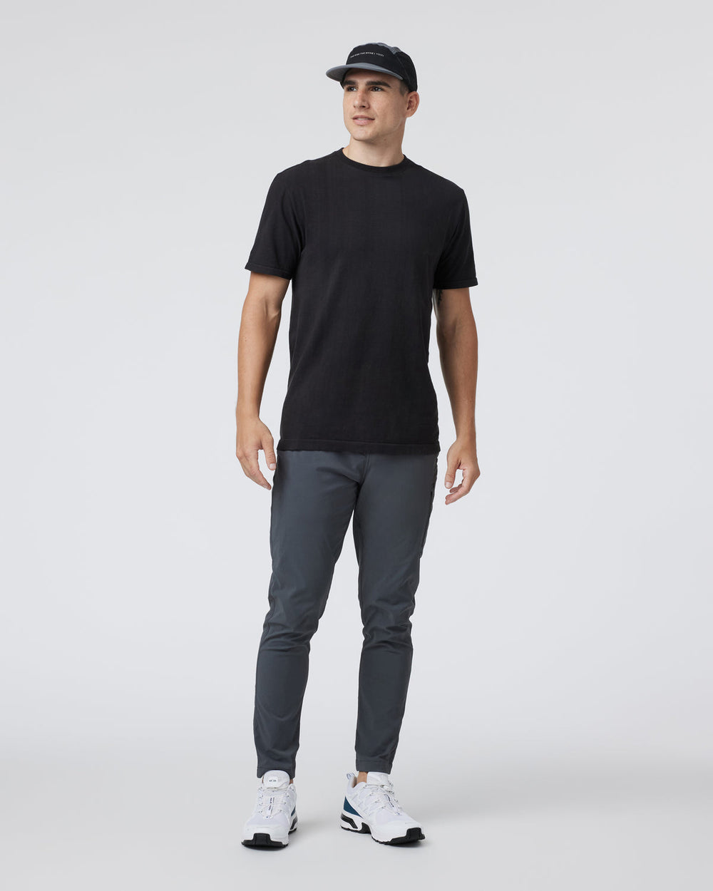 Vuori Weston Seamless Tee Men's Black Short Sleeve Tee