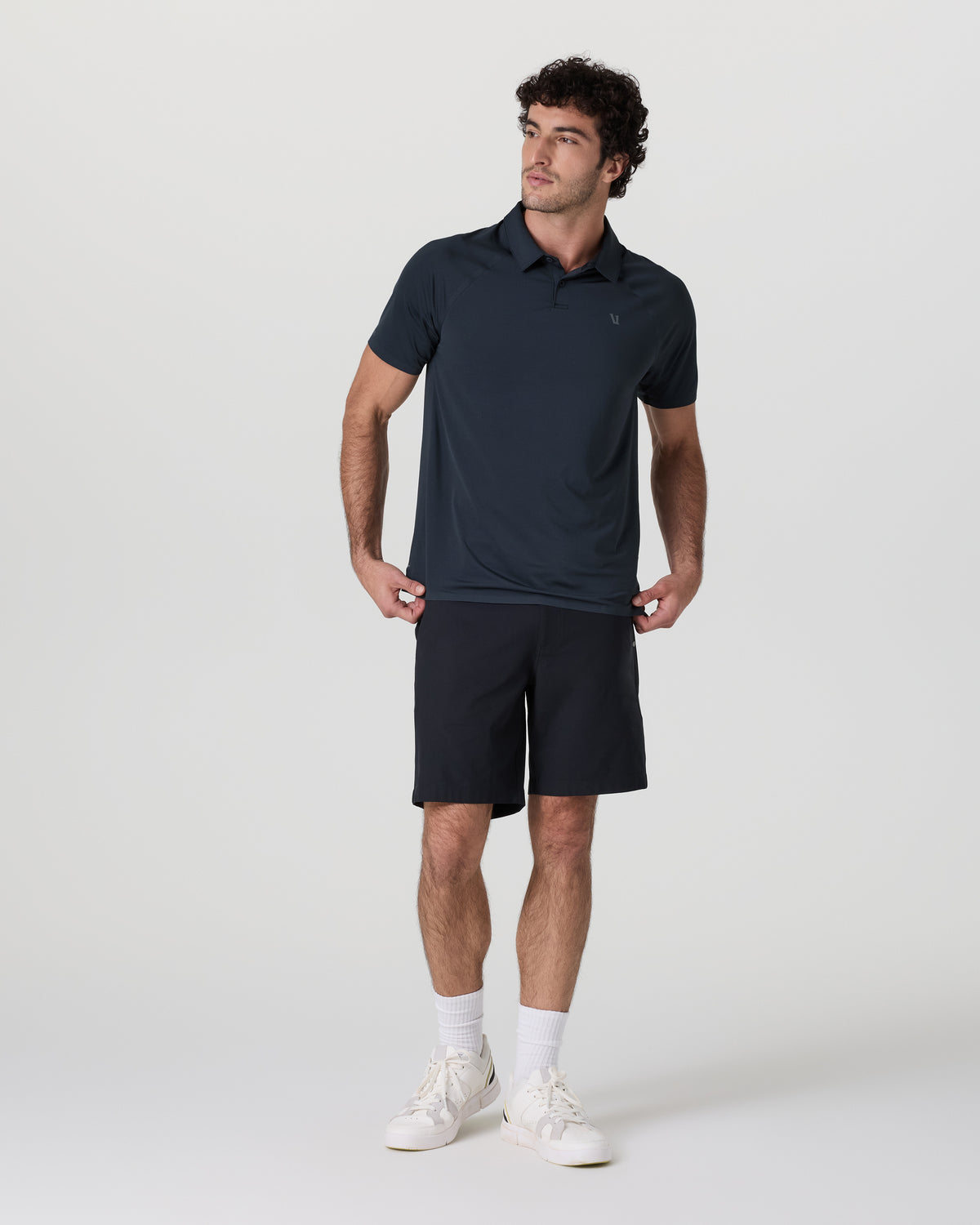 Vuori Short Sleeve Viewpoint Polo Navy