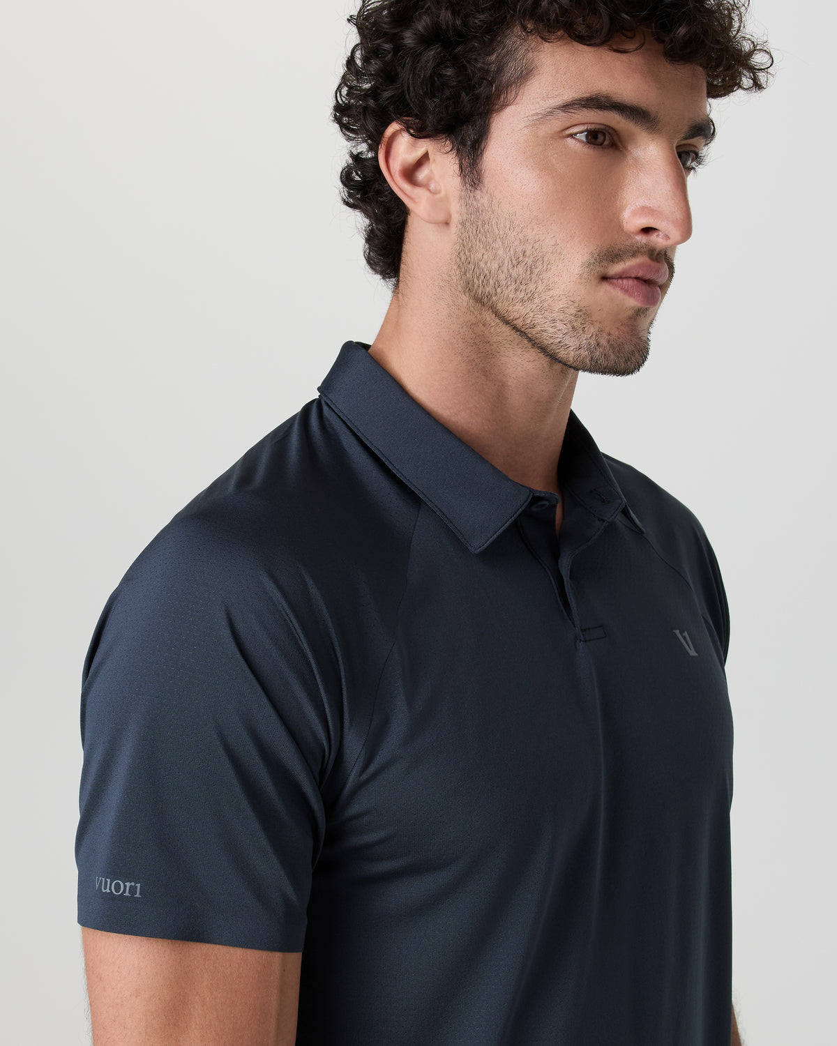Vuori Short Sleeve Viewpoint Polo Navy