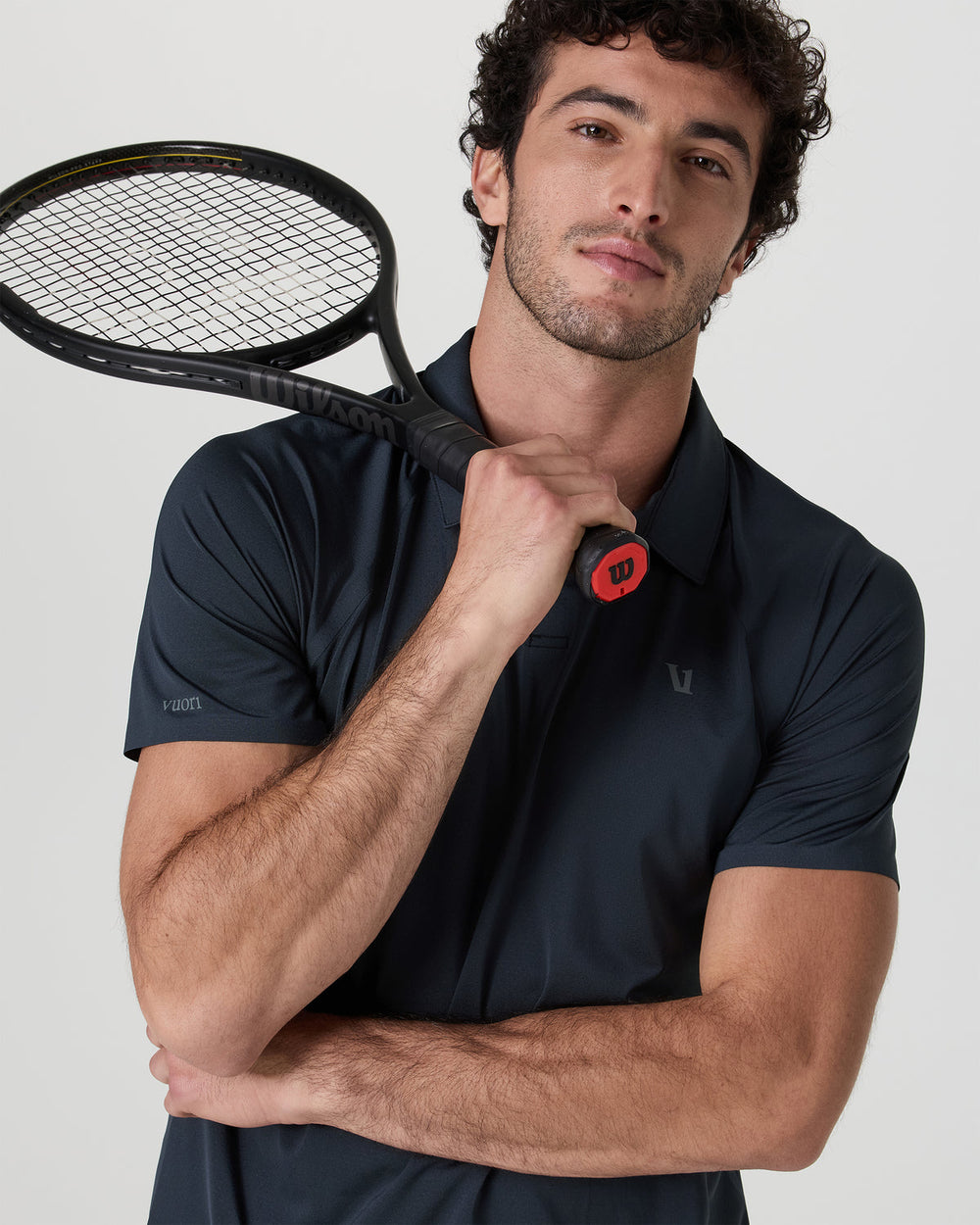 Vuori Short Sleeve Viewpoint Polo Navy