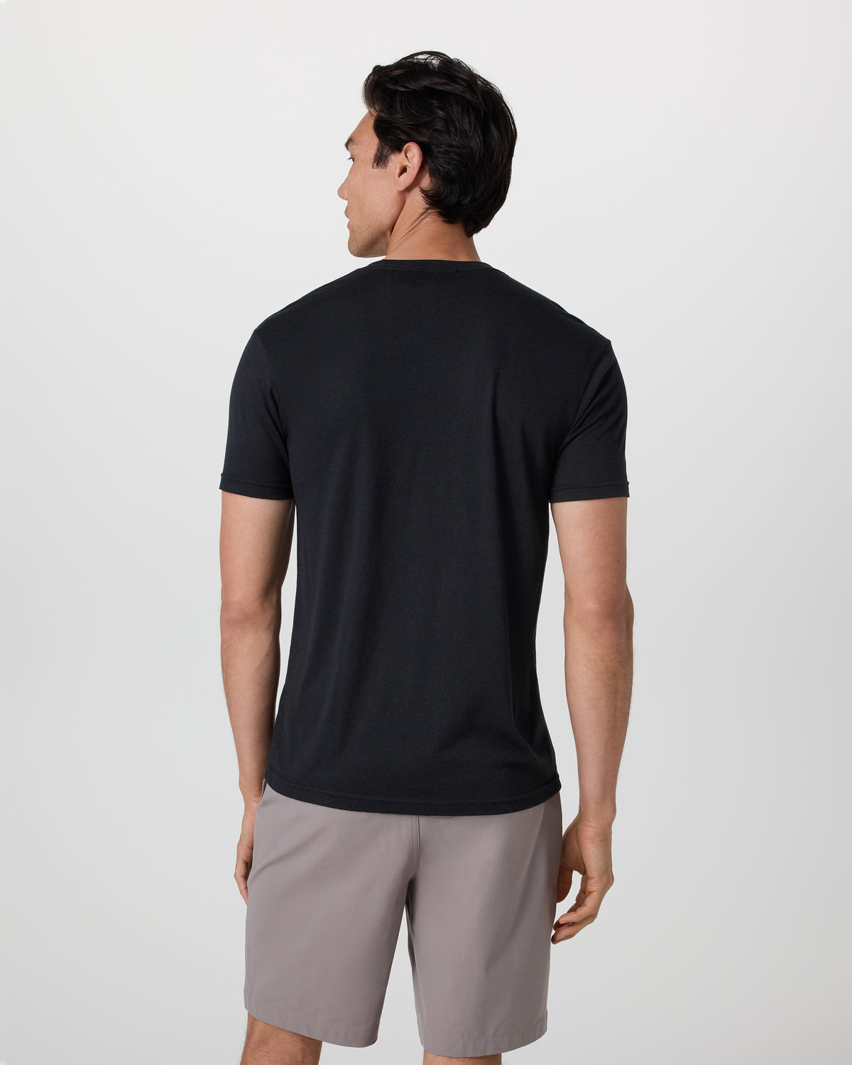 Vuori V1 Logo Tee Men's Black Graphic Tee