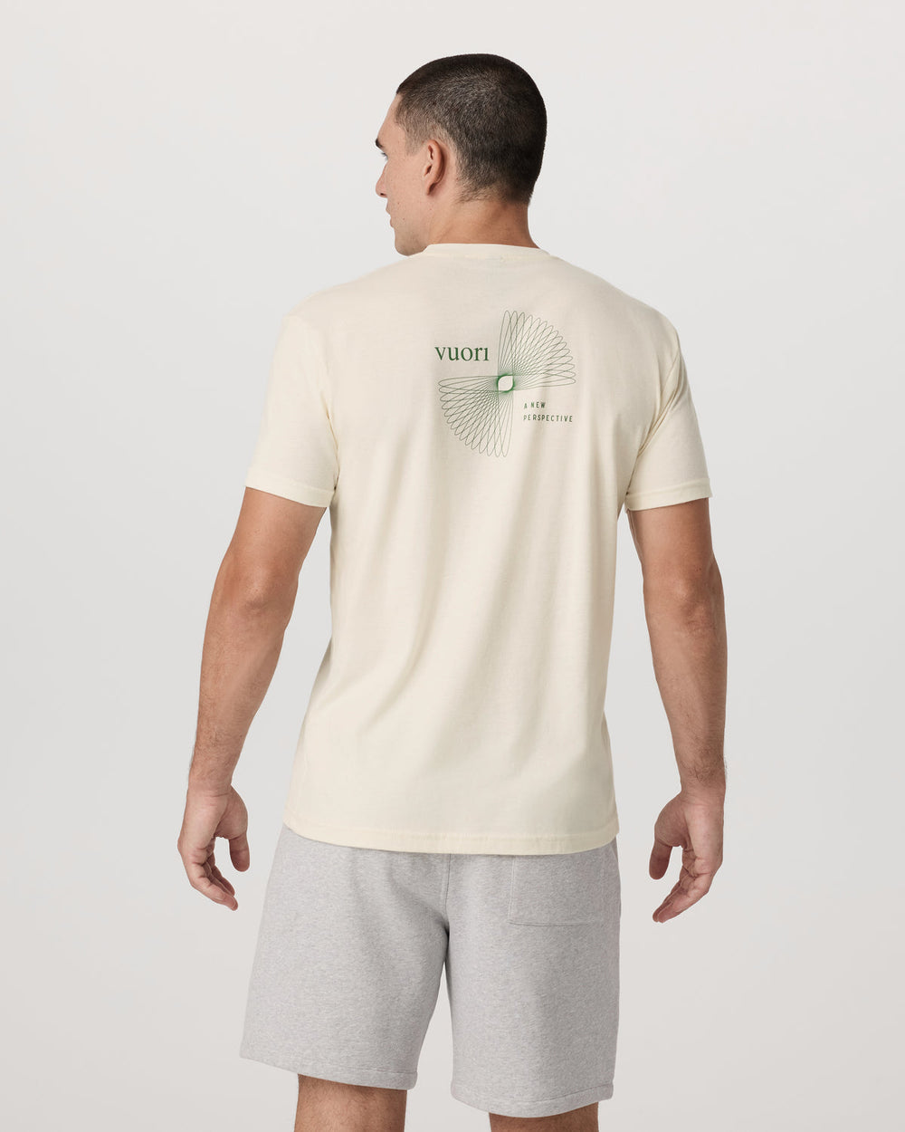 Vuori Vortex Tee Men's Natural Performance T-Shirt