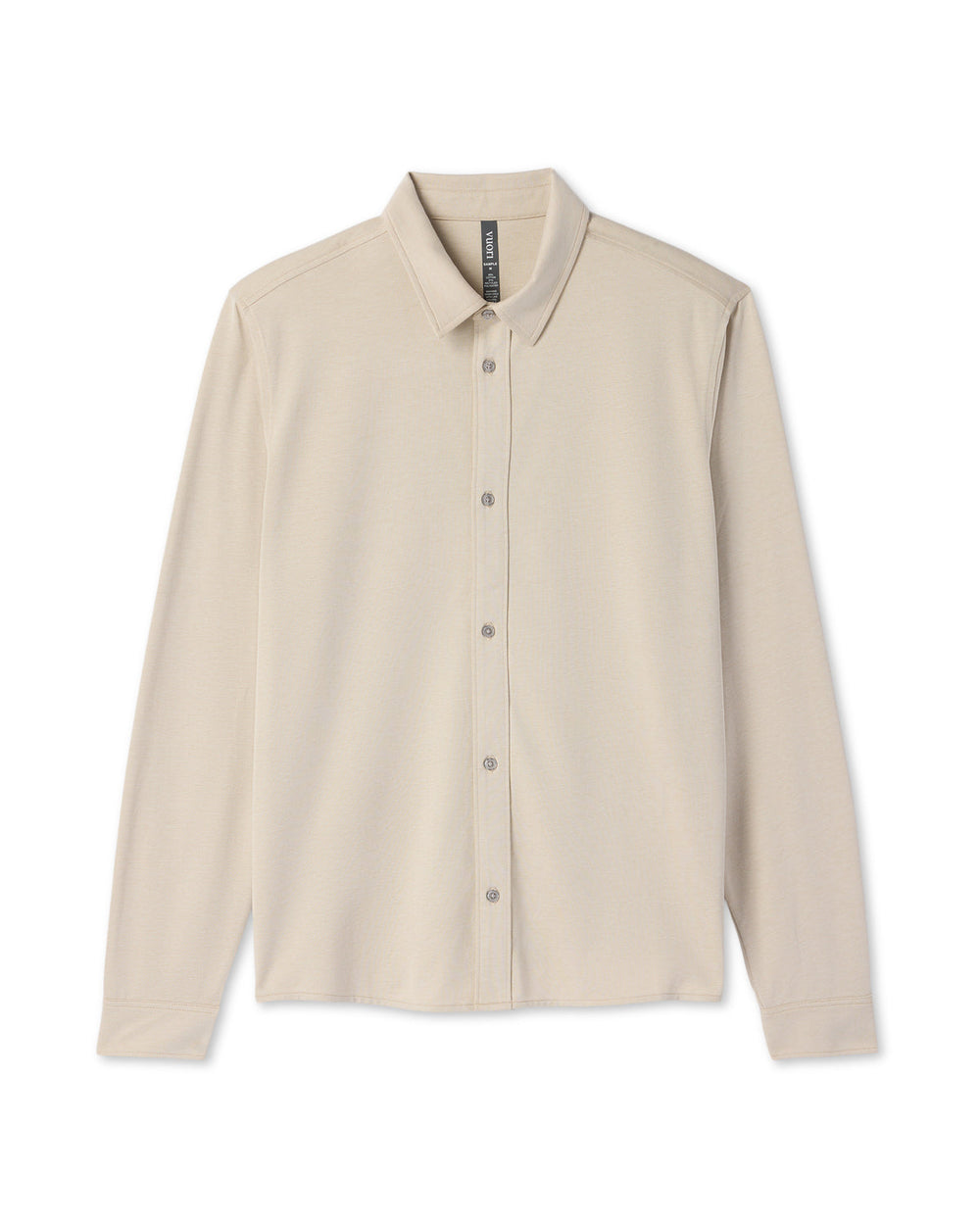 Vuori Long Sleeve Knit Oxford Button Down Men's Trench Shirt