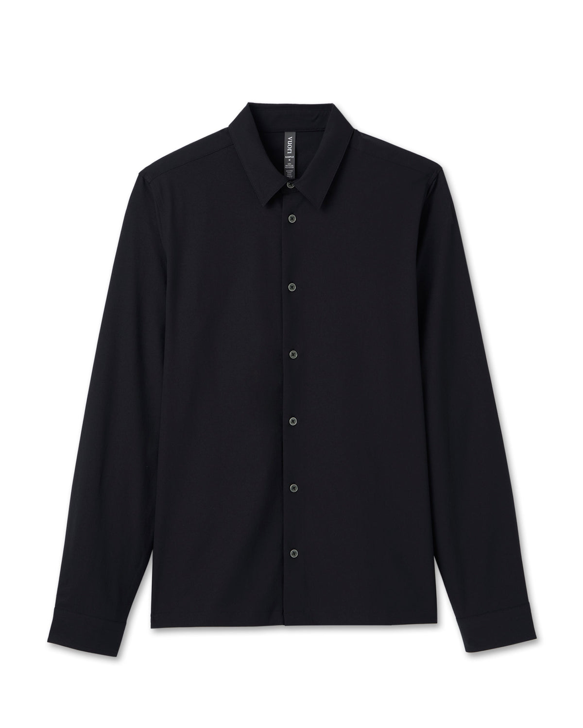 Vuori Long Sleeve Manhattan Button Down Men's Black Shirt