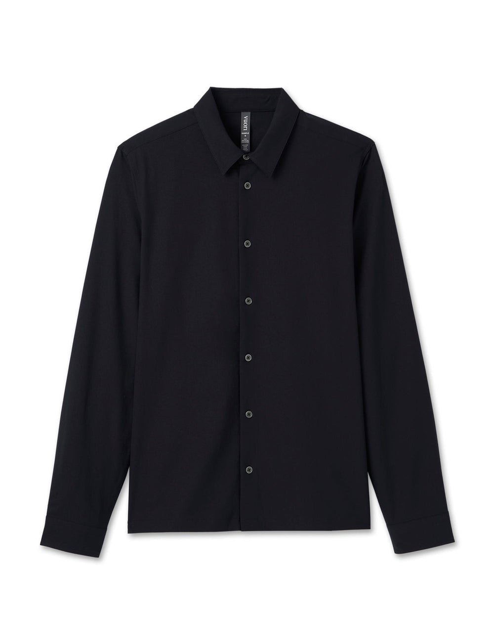 Vuori Long Sleeve Manhattan Button Down Men's Black Shirt