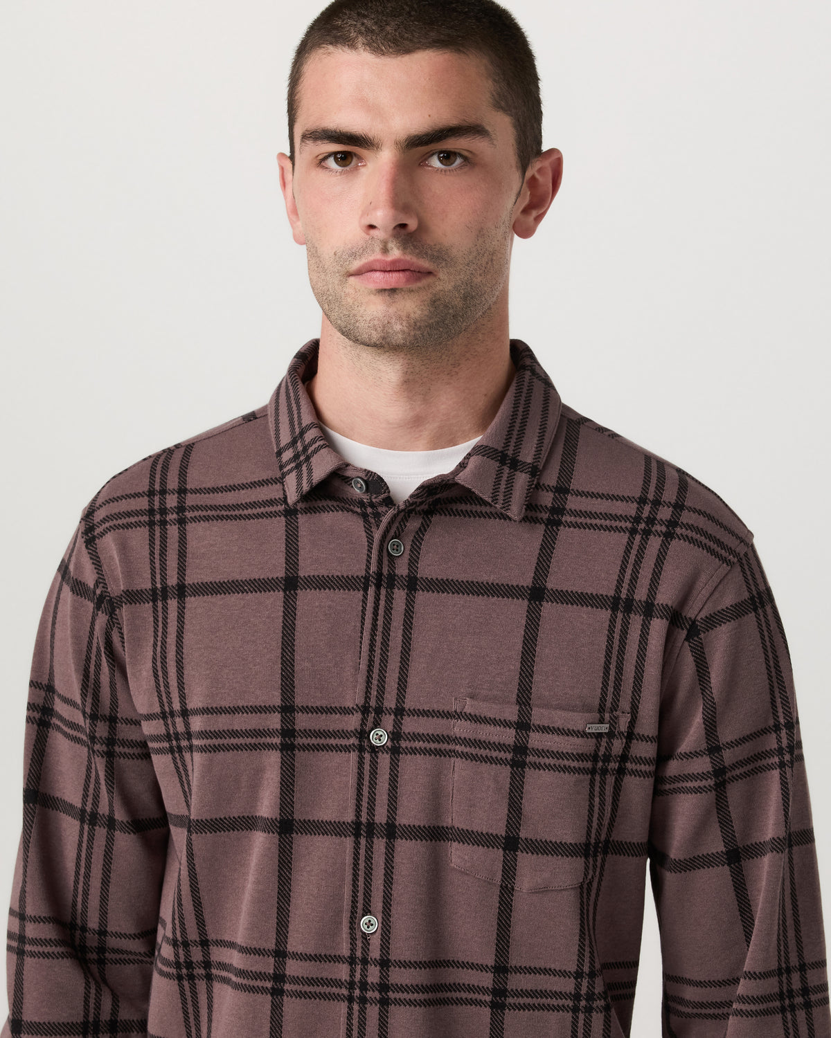 Vuori Seaview Plaid Button Down Shirt Men's Huckleberry Shirt