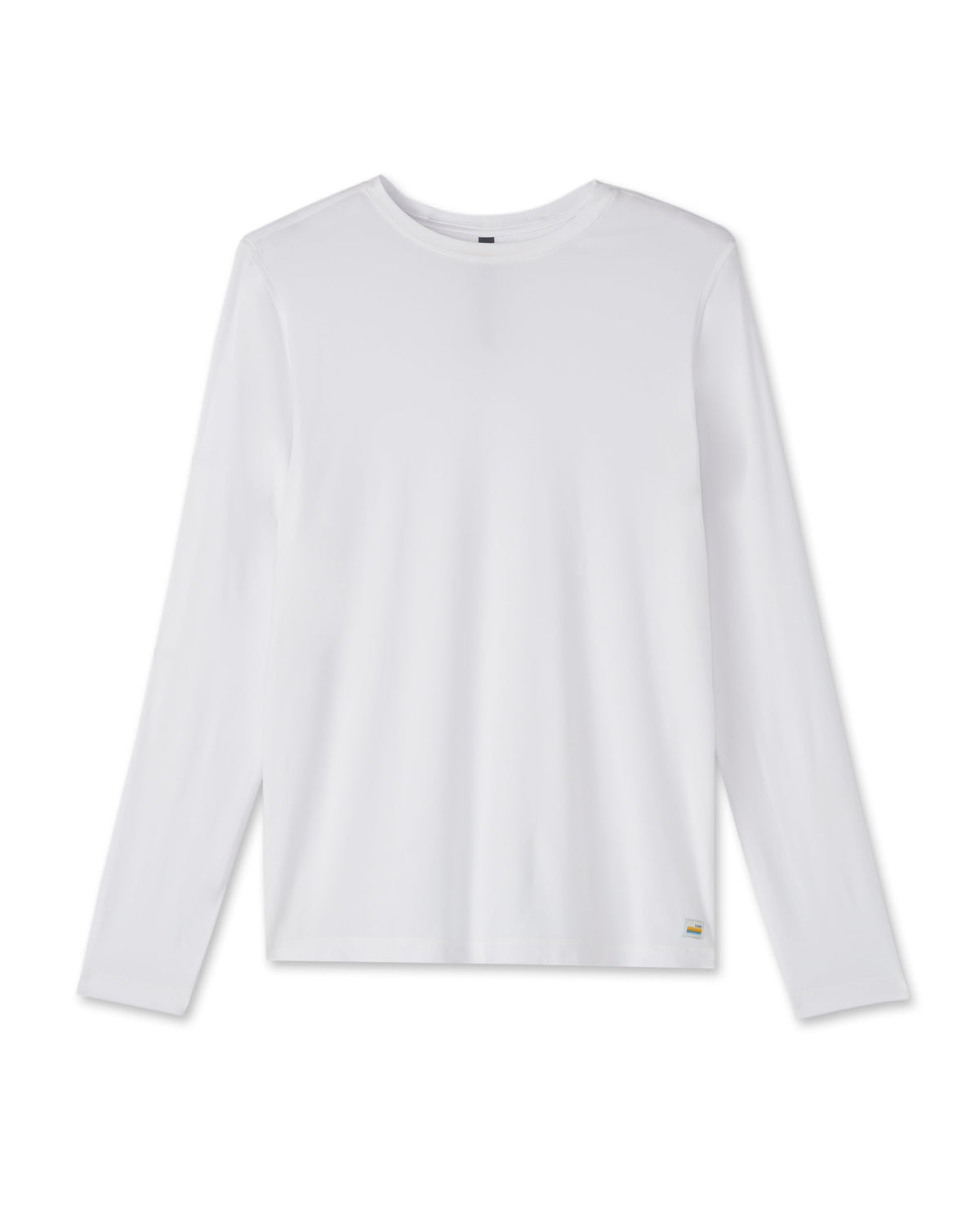 Vuori Long Sleeve Strato Tech Tee Men's White Shirt