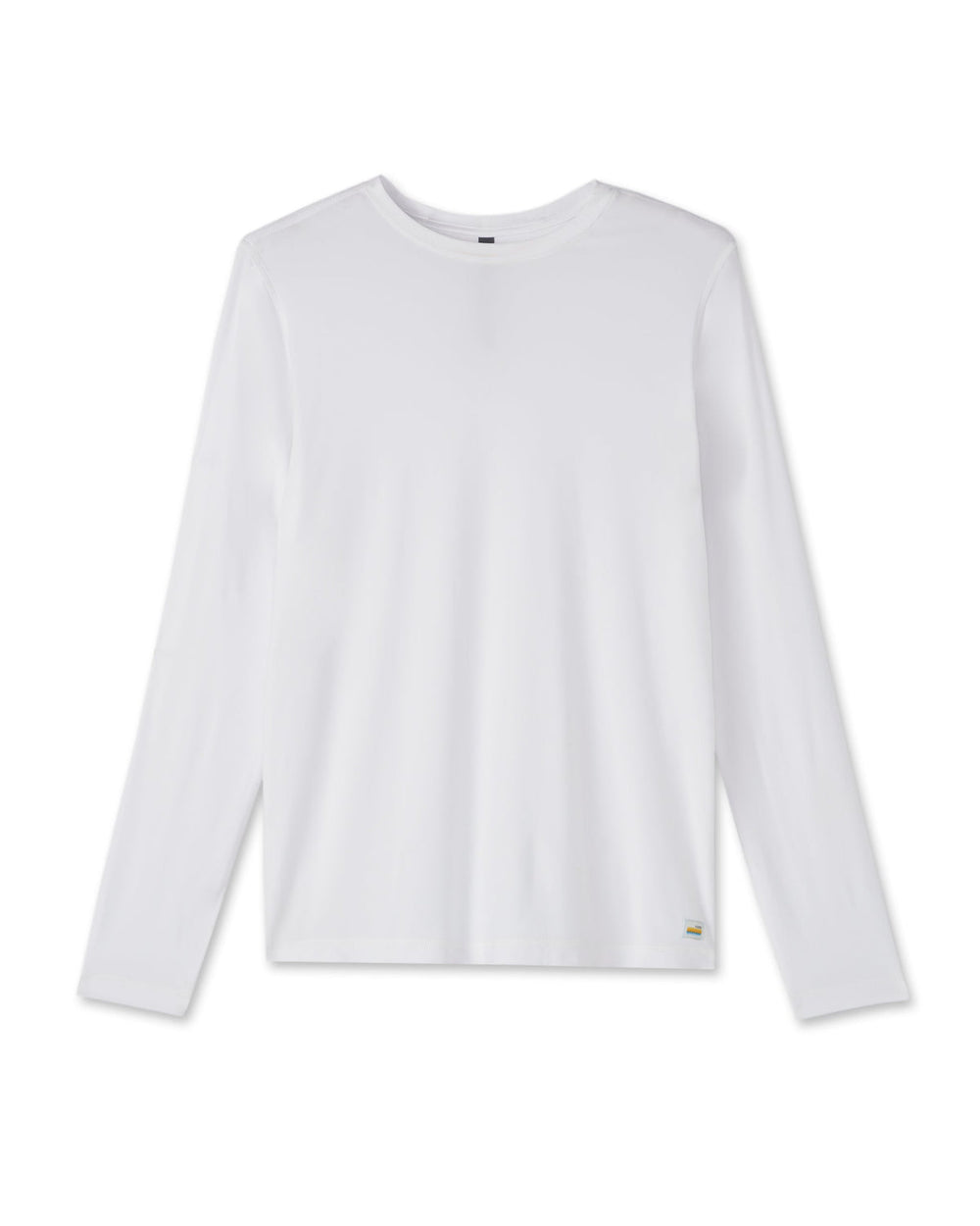 Vuori Long Sleeve Strato Tech Tee Men's White Shirt