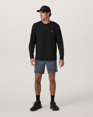 Vuori Men's Long Sleeve Clearview Seamless Tee Black