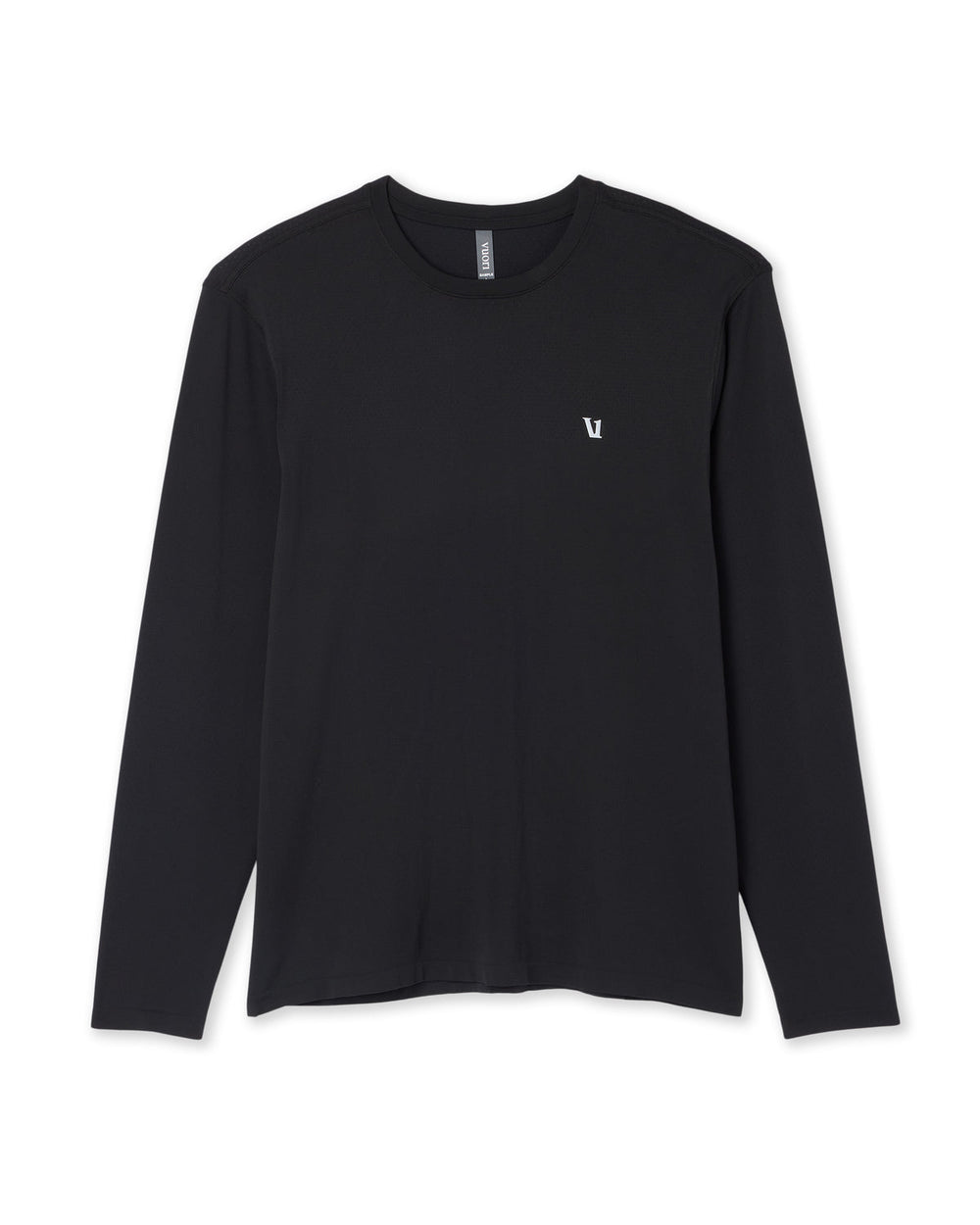 Vuori Men's Long Sleeve Clearview Seamless Tee Black