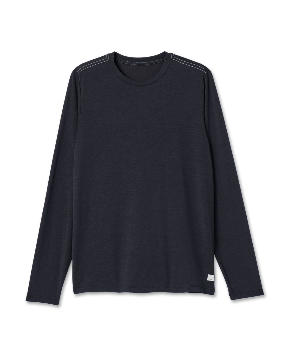 Vuori Long Sleeve Current Tech Tee Black T-Shirt