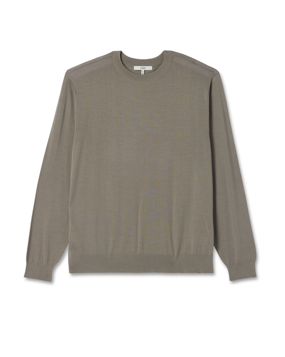 Vuori Merino Fine Gauge Wool Sweater Men's Taupe Sweater