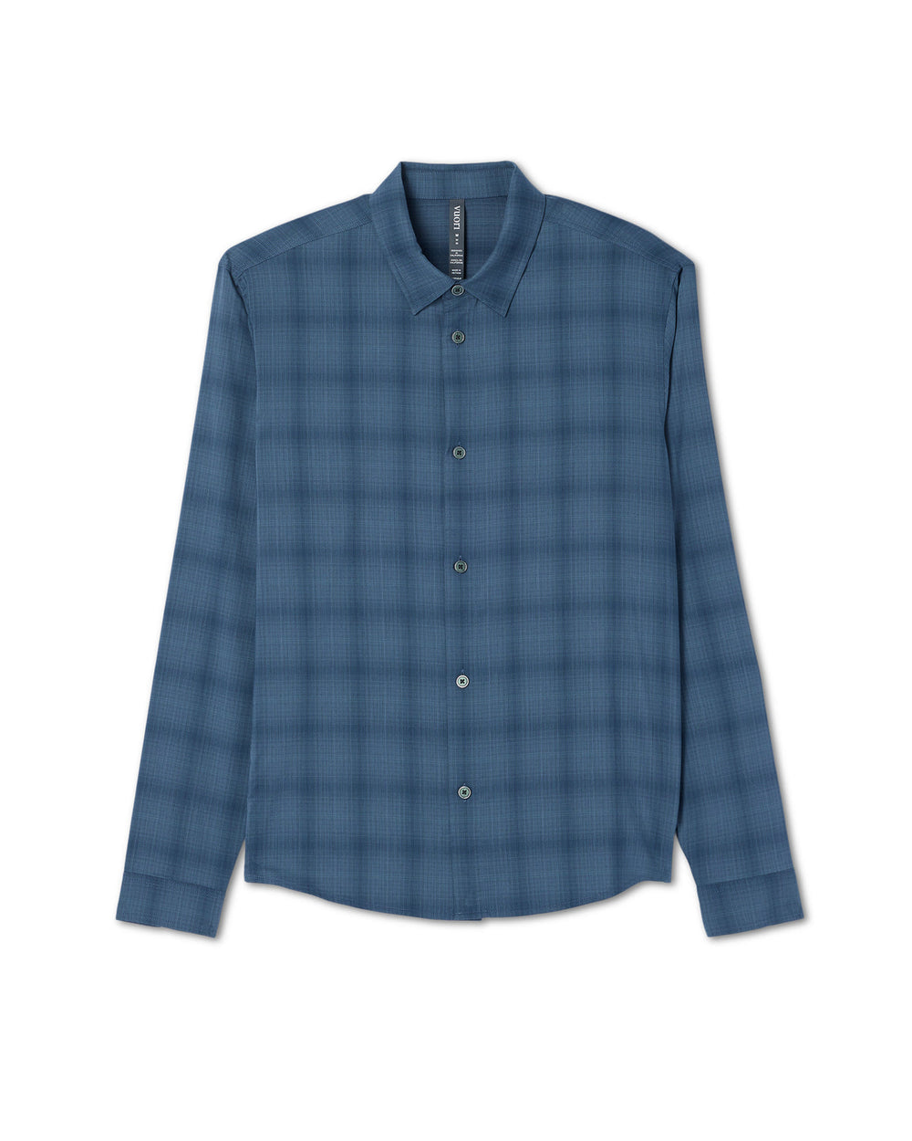 Vuori Long Sleeve Plaid Button Down Shirt Men's Abyss Shirt