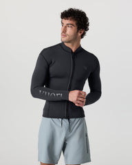 Vuori Long Sleeve Yulex Wetsuit Top Washed Black