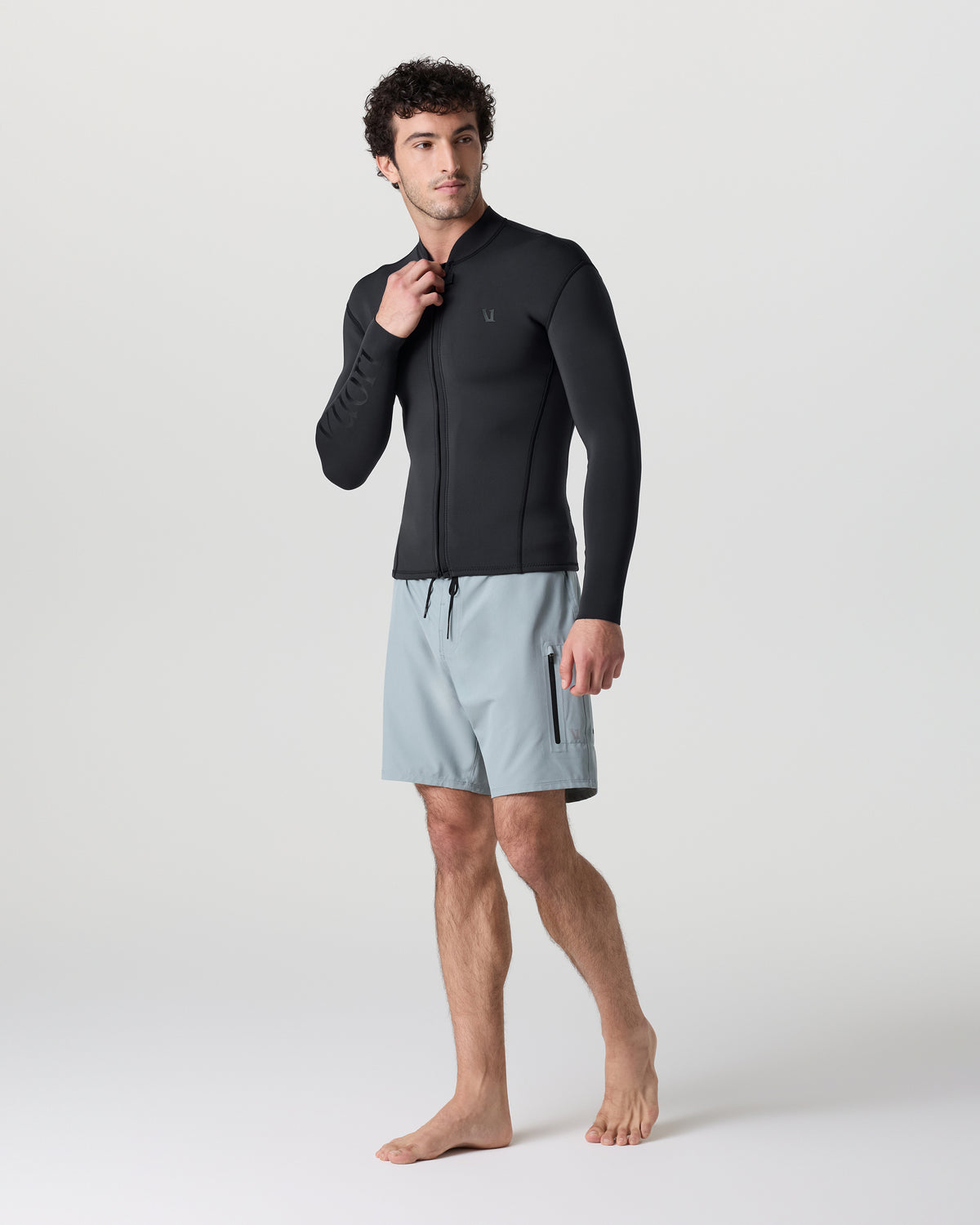Vuori Long Sleeve Yulex Wetsuit Top Washed Black