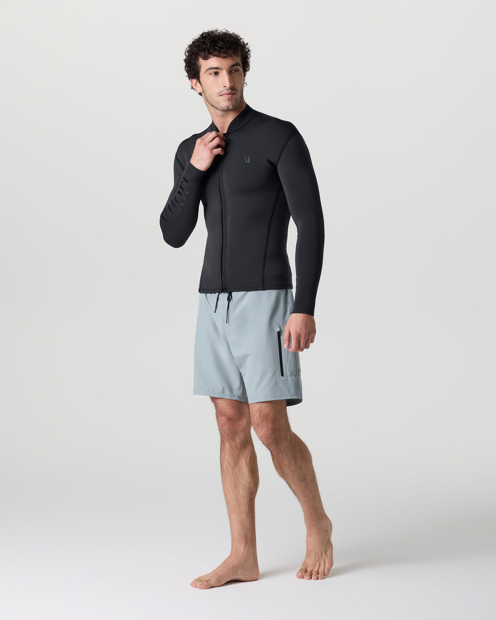 Vuori Long Sleeve Yulex Wetsuit Top Washed Black
