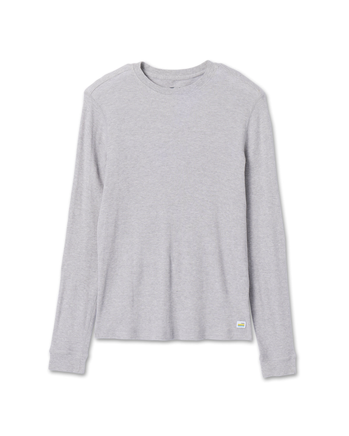 Vuori Waffle Crew Men's Light Grey Thermal Shirt