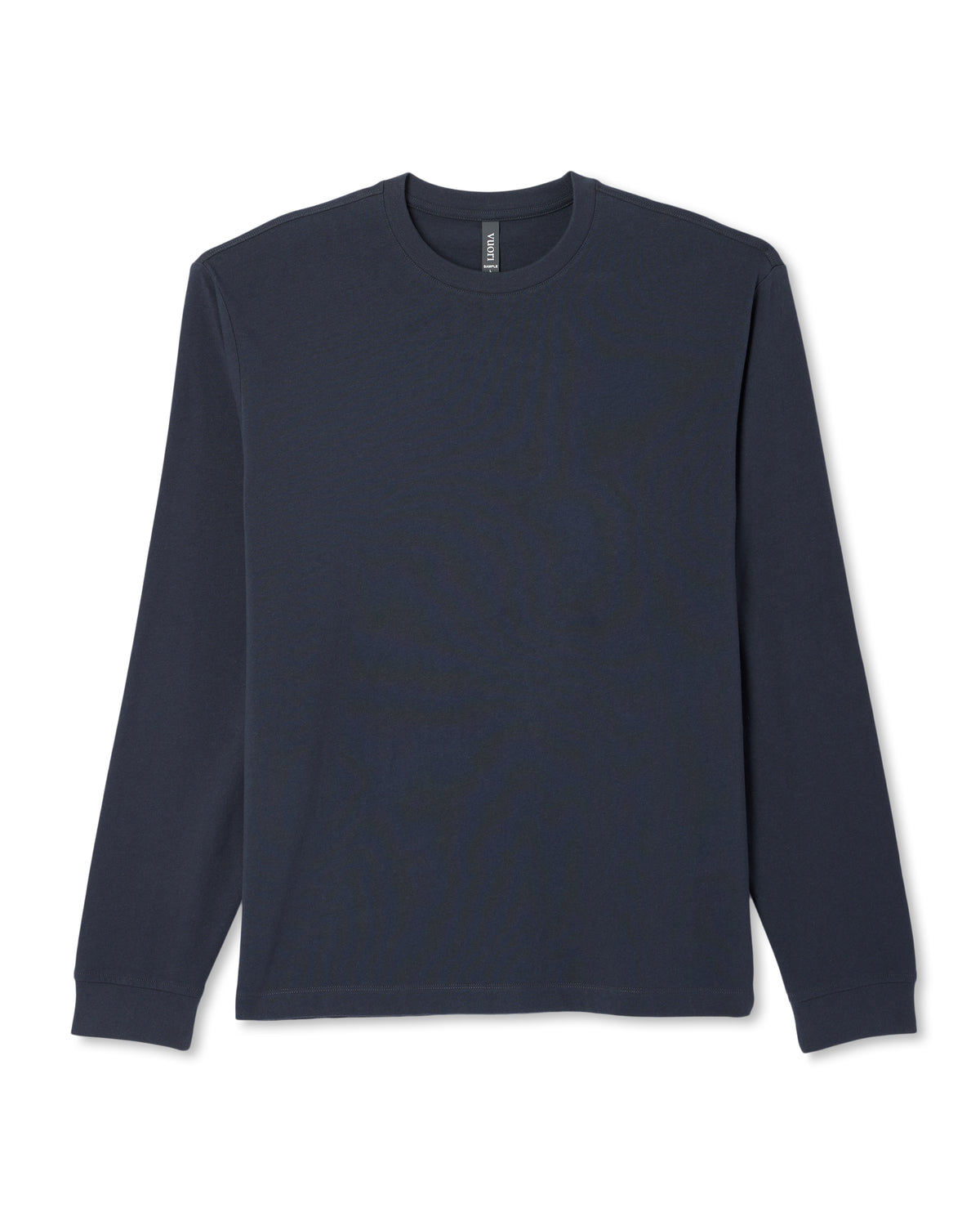 Vuori Long Sleeve Heavyweight Cotton Tee Men's Navy Shirt